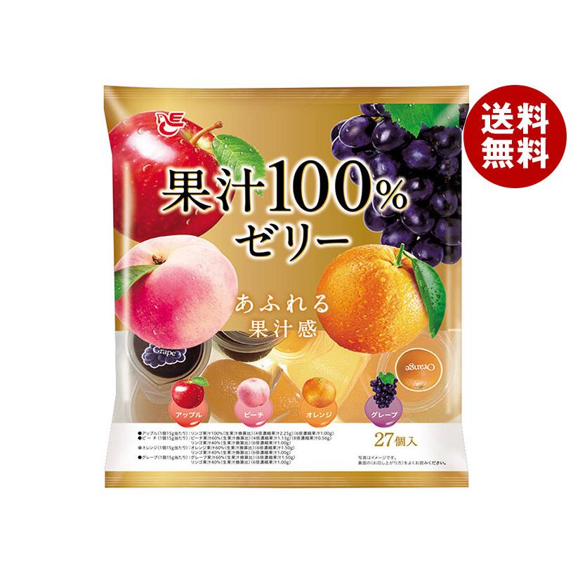 エースベーカリー 果汁100%ゼリー 27個×16袋入 メーカー 問屋直送