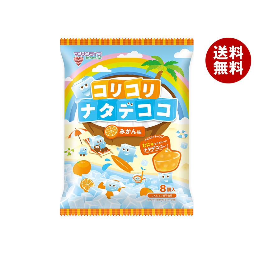 マンナンライフ コリコリナタデココ みかん味 (24g×8個)×12袋入｜ 送料