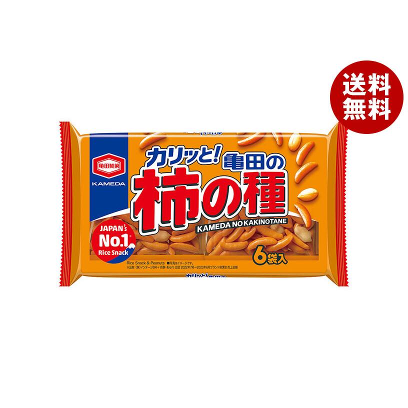 亀田の柿の種 亀田製菓 6袋詰 180g袋×12袋入｜ 送料無料 : MISONOYA