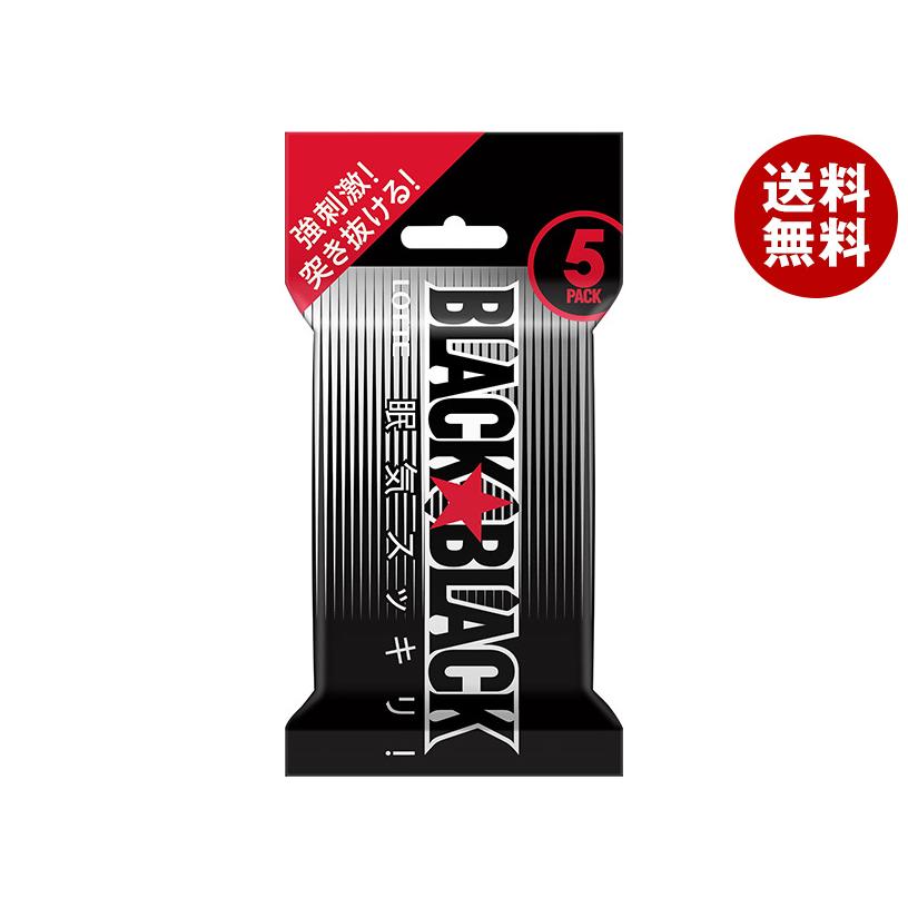 ロッテ（LOTTE） ブラックブラックガム 5P×10個入×(2ケース)｜ 送料