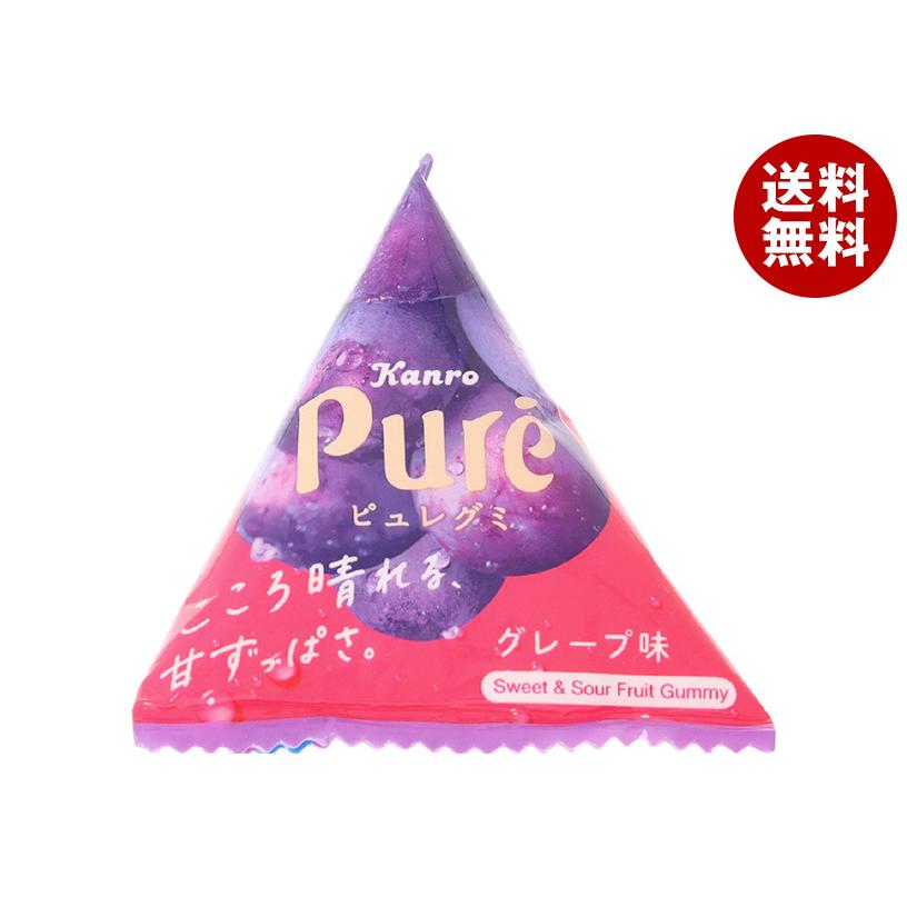 Kanro（カンロ） ピュレグミ プチ三角 グレープ 13g×24袋入×(2ケース