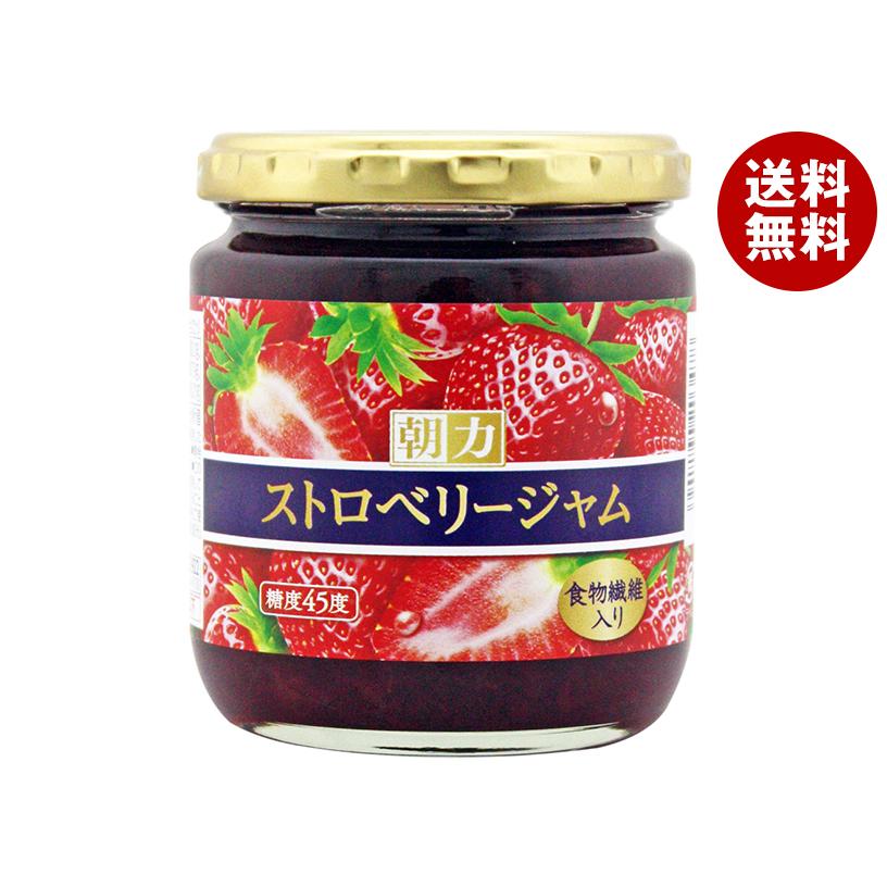 旭フレッシュ モーニングパワー ストロベリージャム 250g瓶×12個入×(2ケース)｜ 送料無料 ジャム 果汁 苺 低糖度 旭フレッシュ モーニングパワー ストロベリージャム 250g瓶×12個入