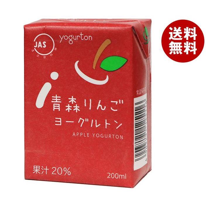 ヨーグルトン乳業 青森りんご ヨーグルトン 200ml紙パック×16本入