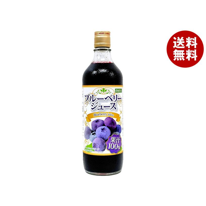 爆買／野田ハニー ブルーベリー 100% ジュース 720ml瓶×12本入｜ 送料