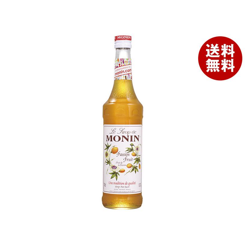 MONIN パッションフルーツ シロップ 700ml 6本セット MONIN（モナン） 日仏貿易 パッションフルーツ・シロップ 700ml瓶×6本