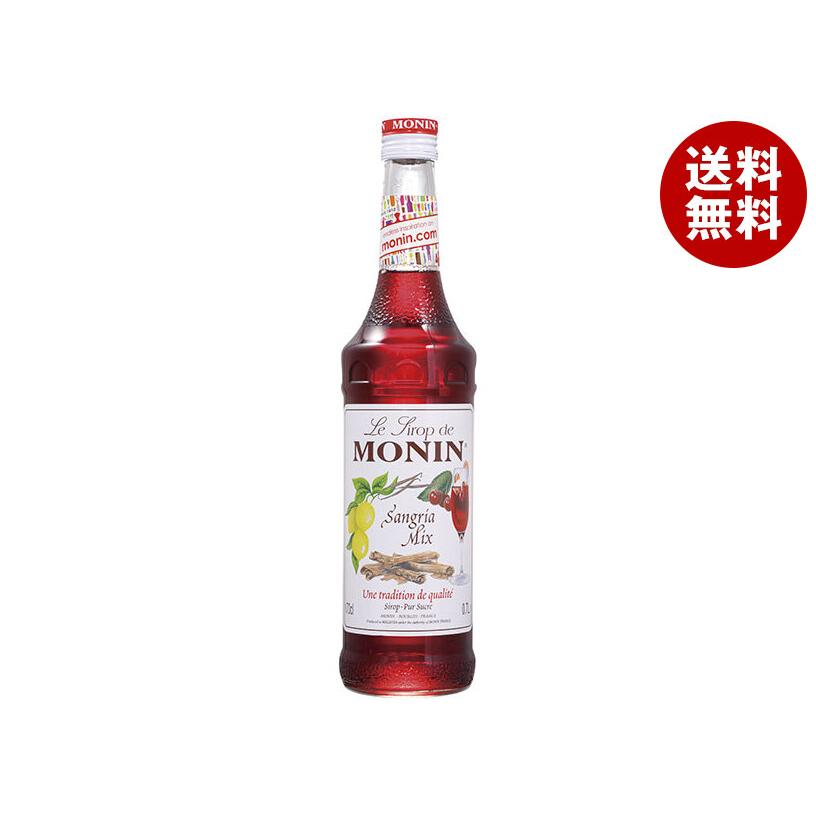 MONIN（モナン） 日仏貿易 サングリア・シロップ 700ml瓶×6本入×(2