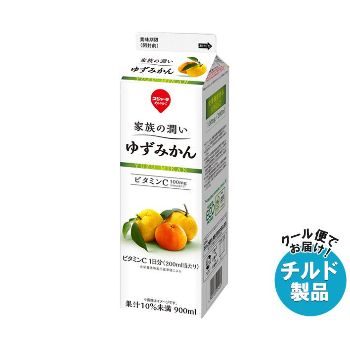 スジャータめいらく スジャータ 家族の潤い ゆずみかん 900ml紙パック