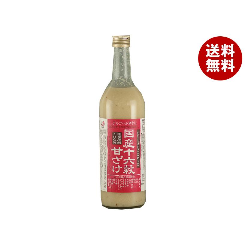 におどり甘酒は、原材料、米麹と米のみのノンアルコール甘酒です。 三郷市観光協会では、冷たい甘酒もご用意してますので、すぐに美味しく飲むことができます！  ぜひお試しください！！ #三郷市 #三郷 #みさと #埼玉県 #三郷市観光協会 #観光協会 #甘酒 #におどり甘酒 ... 種商 国産十六穀甘ざけ 720ml ×6本 甘酒 あまざけ ノンアルコール 国産原料100％ 飲みやすい ダイエット 健康志向 美容 おすすめ 人気