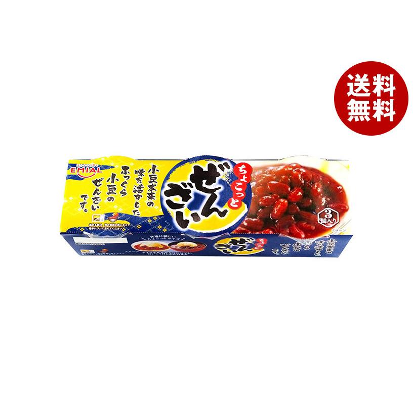 爆買／EMIAL 安曇野食品工房 ちょこっとぜんざい 3連 (75gx3)×6個入