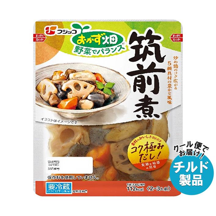 フジッコ プレミアムEX 30日分 8袋セット フジッコ おかず畑 筑前煮 130g×10袋入 チルド 冷蔵品｜ 送料無料