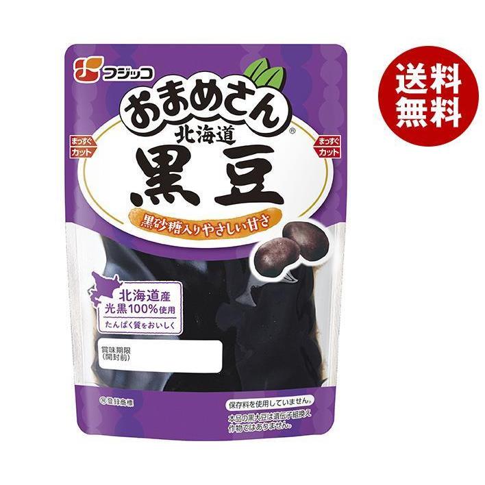 フジッコ おまめさん 北海道黒豆 115g×10袋入×(2ケース)｜ 送料無料 惣菜 煮豆 フジッコ おまめさん 北海道 黒豆 食品 食物繊維｜misonoya