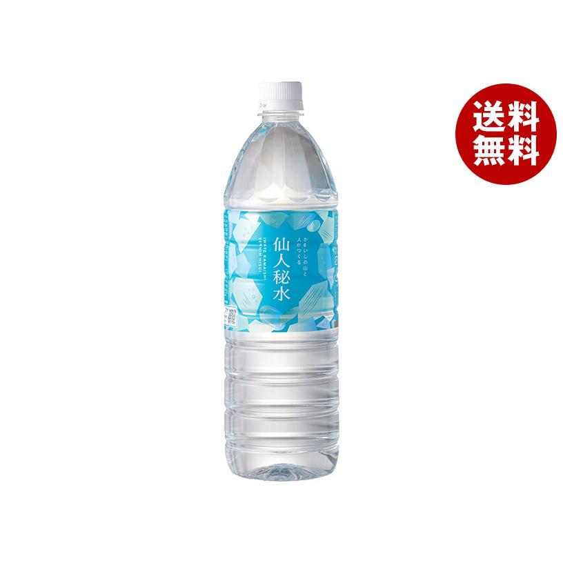 釜石鉱山 仙人秘水 1100mlペットボトル×12本入×(2ケース)｜ 送料無料