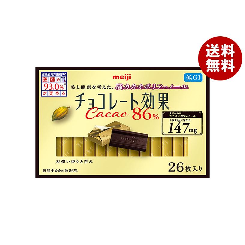 チョコレート効果 明治 カカオ86% 26枚×6箱入｜ 送料無料 : MISONOYA