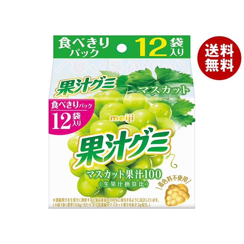 明治 果汁グミ スマートパックマスカット１６３ｇ ×15 【全国送料無料】(沖縄・離島は別途) 果汁グミ 明治 スマートパック マスカット 163g×15袋入｜ 送料無料