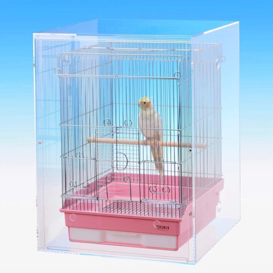 アクリルバードケージ HOEI ハートフルハウスS 鳥かご用 アクリル