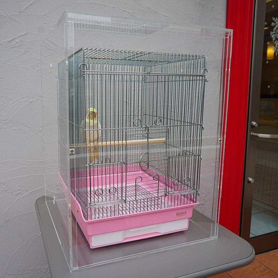 半扉 HOEI 915オウム 鳥かご用アクリルバードケージ(ヒーター外 半扉 HOEI 915オウム 鳥かご用アクリルバードケージ(ヒーター外