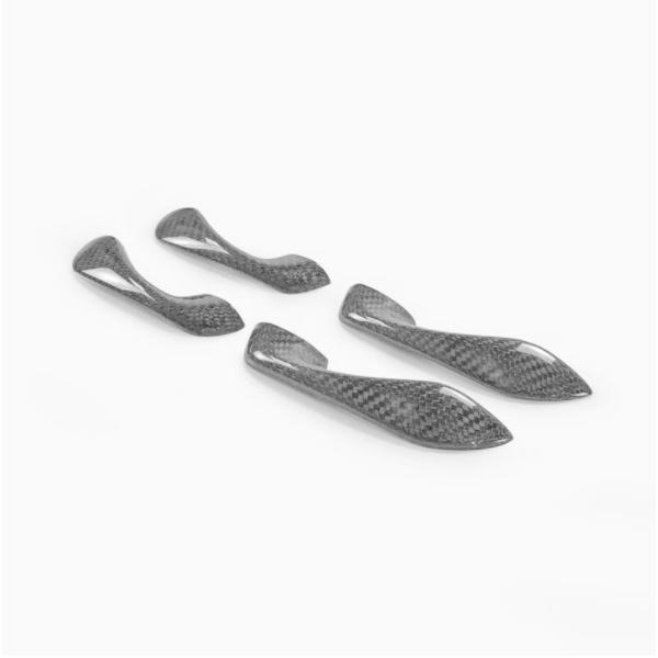 ホンダ シビック タイプR FK 8 インナードアハンドルトリム 4pcs アカイカーボン