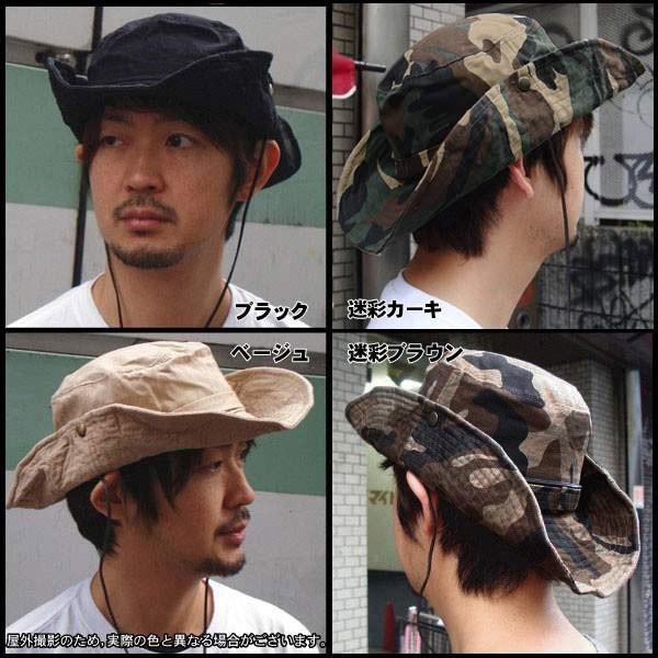 帽子 レディース ハット メンズ サファリハット 折りたたみ 紐付き