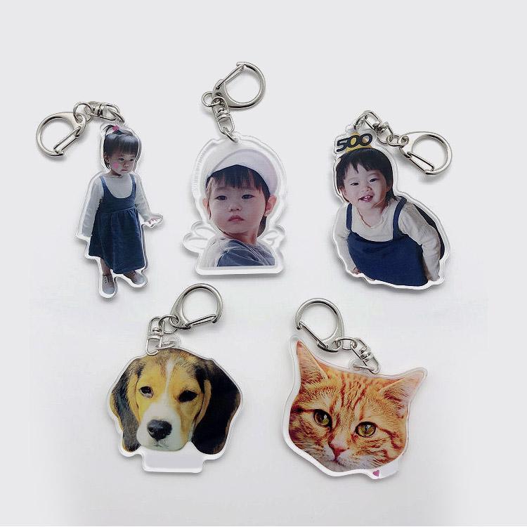 pianomama様オーダー品　キーホルダー お好きなお写真で作れるオリジナル アクリル キーホルダー 子供
