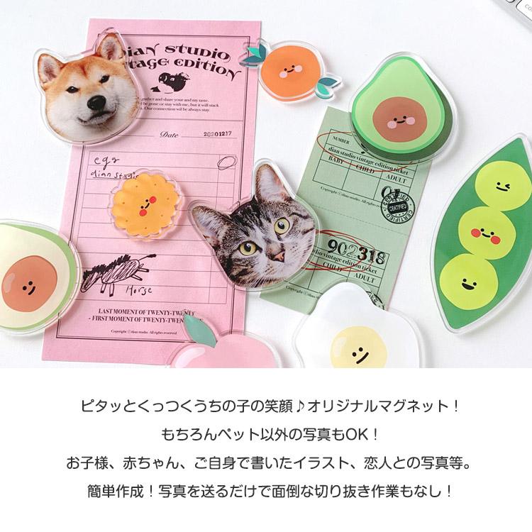 オーダーメイド アクリルマグネット メモリアルグッズ ペット