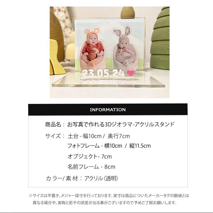 3D立体 ジオラマ-アクリルスタンド お好きなお写真で作れるオリジナル