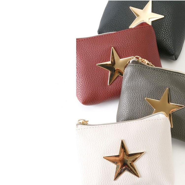 ポーチ かわいい 小物入れ レディース コンパクト スタープレート ミニ ポーチ おしゃれ コスメポーチ ワンスターミニポーチバッグ送料無料 Buy Bag Micmic By Victoria 通販 Yahoo ショッピング