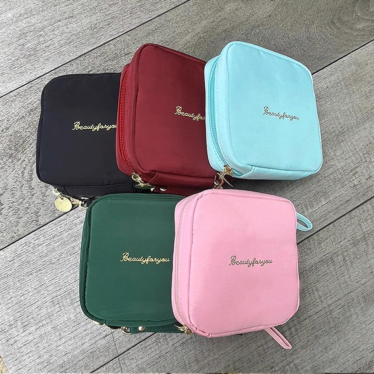 スクエアポーチ ポーチ 小物入れ メイクポーチミニティッシュ 生理用