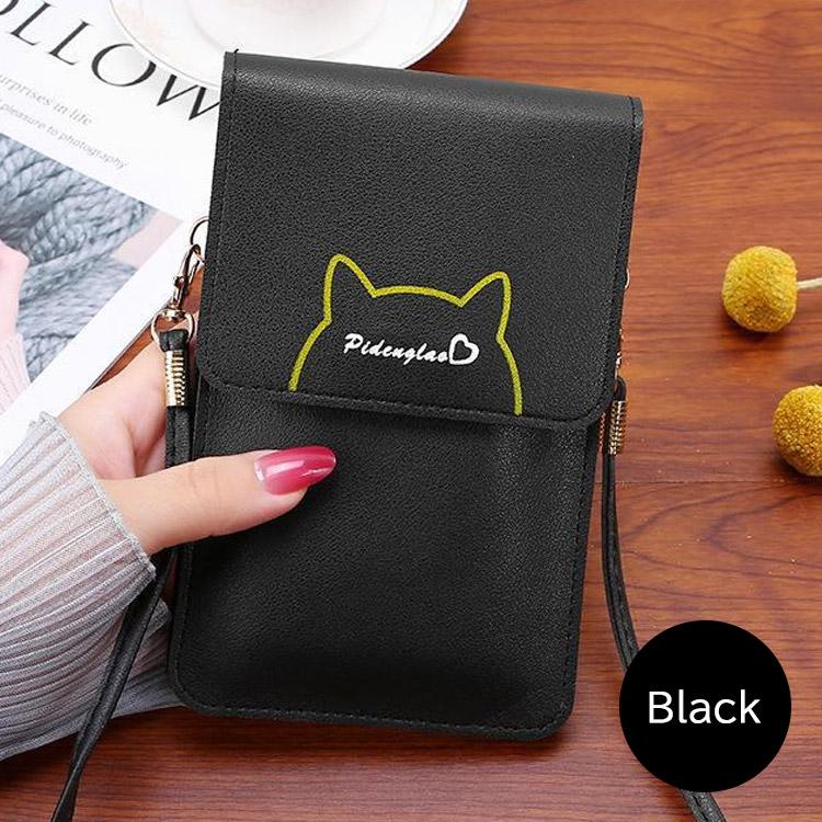 スマホタッチショルダーバッグお財布ポシェット スマホポーチ