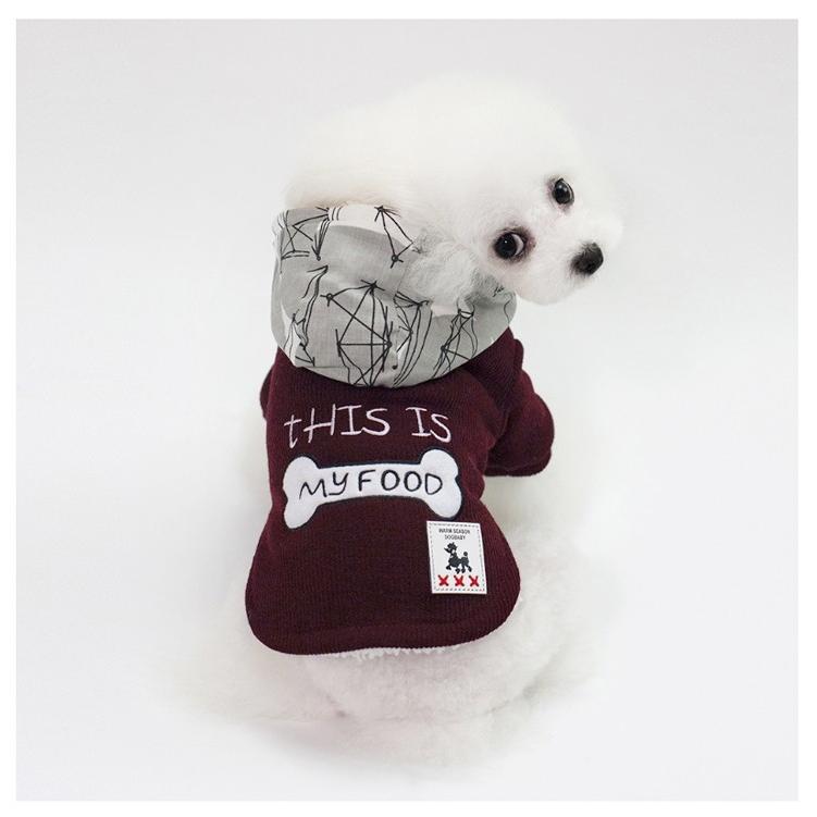 犬服 秋冬 犬用パーカー ペット服 フード付き ドッグウェア 犬用コート