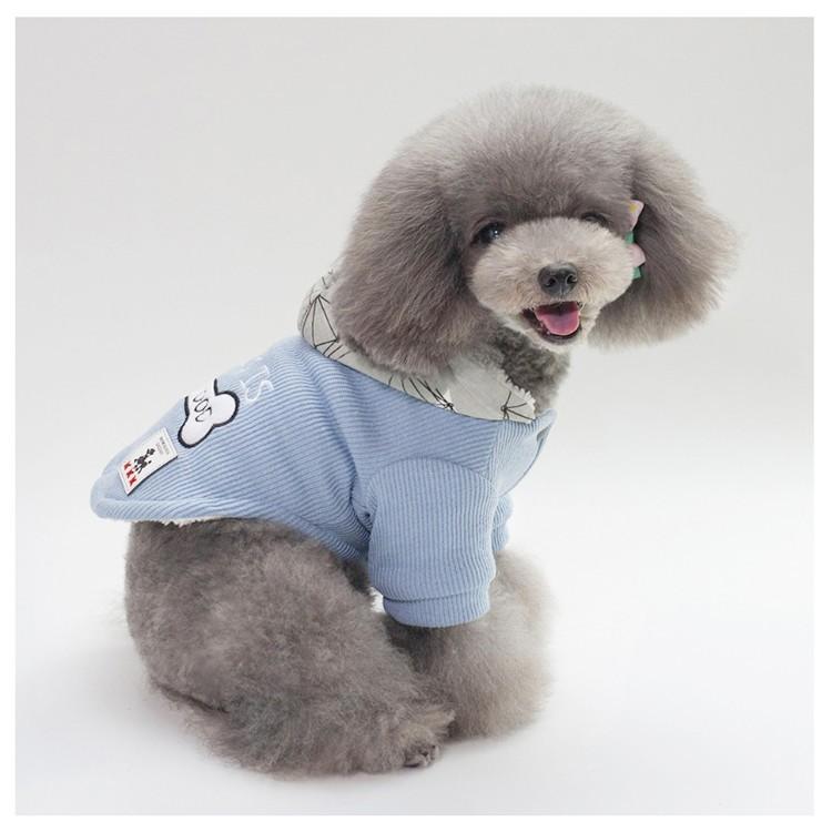 犬服 秋冬 犬用パーカー ペット服 フード付き ドッグウェア 犬用コート