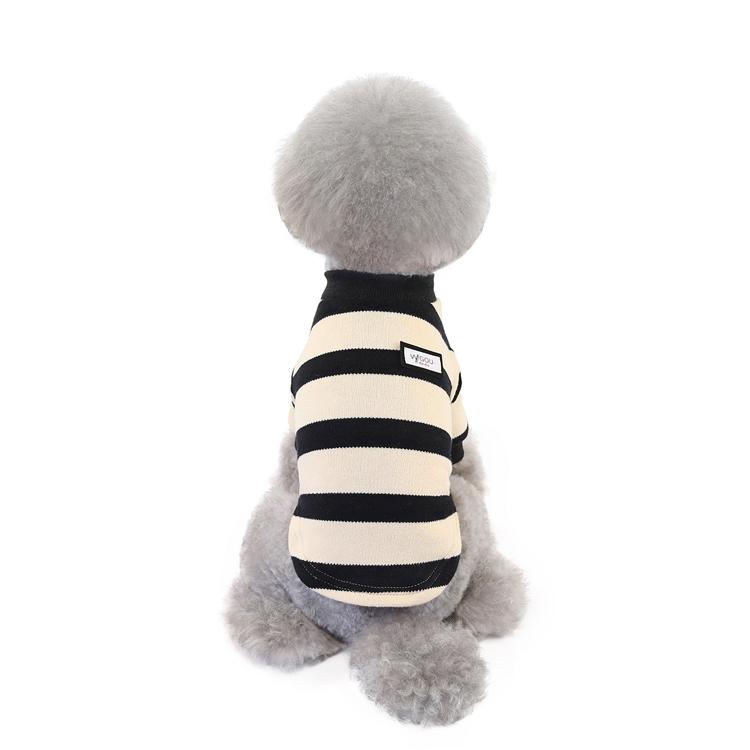 服 ストライプ ニット 犬の服 ニットTシャツ つなぎ ドッグウェア