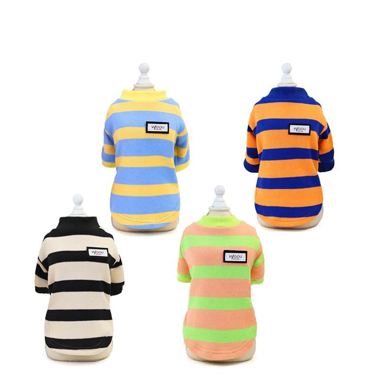 服 ストライプ ニット 犬の服 ニットTシャツ つなぎ ドッグウェア