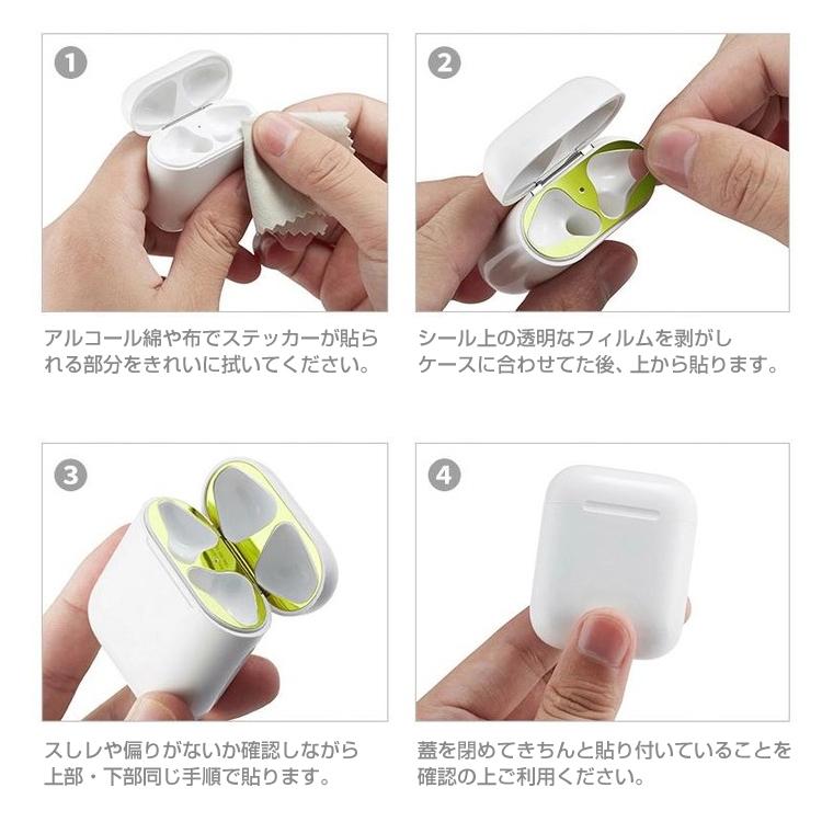 AirPods Pro ダストガード ステッカー シール 内側 防塵 ホコリガード