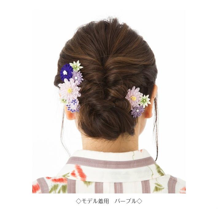 MisshKissh（ミッシュキッシュ） 髪飾り つまみ細工 コーム Uピン