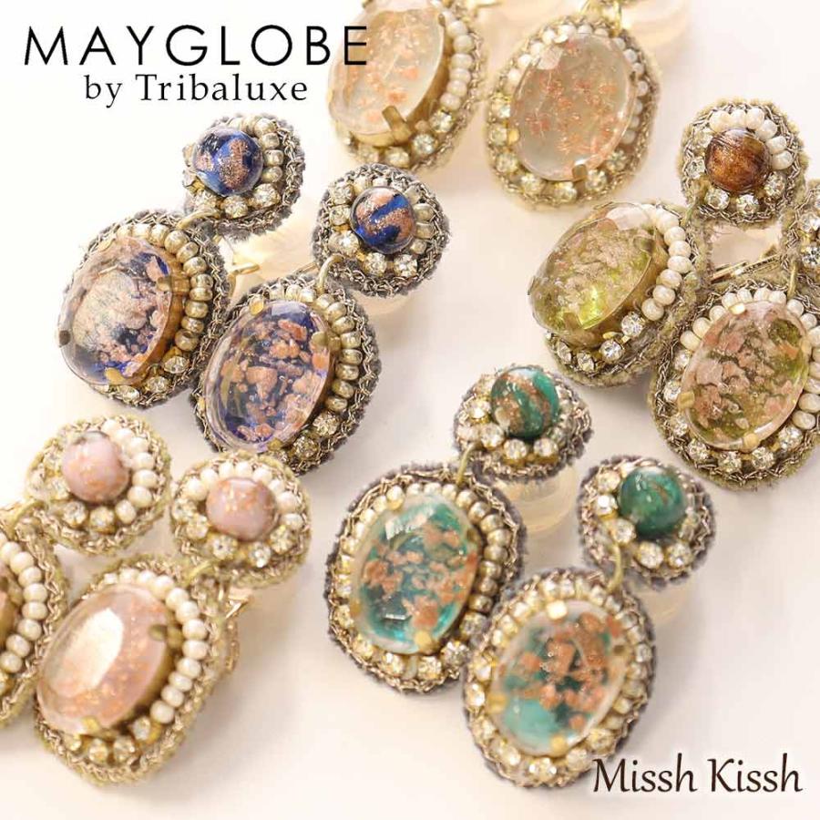 ピアス イヤリング 金属アレルギー 大ぶり ネーハ MAYGLOBE Tribaluxe 