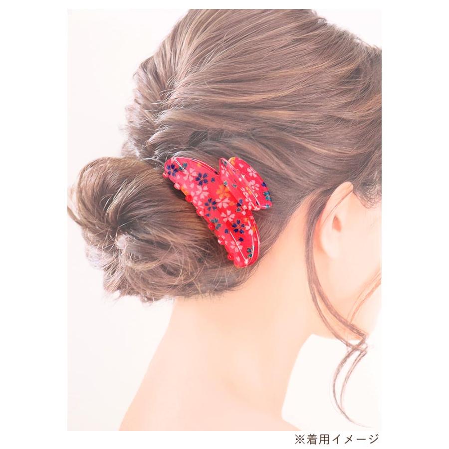 桜 バンス ヘアクリップ 花 パール ヘアアクセサリー 成人式 髪留め 髪