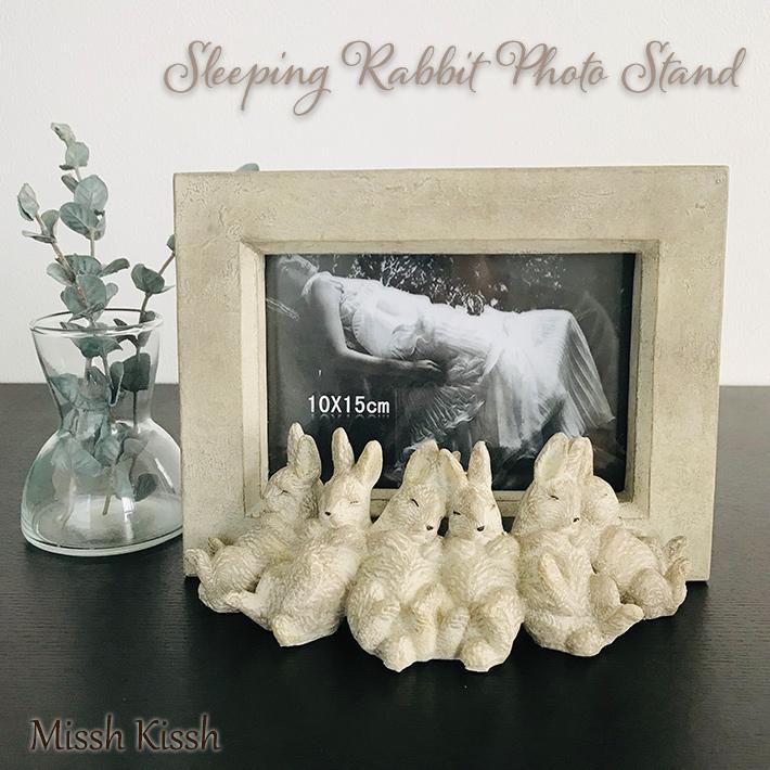 フォトフレーム 写真立て スリーピングラビットフレーム アンティーク ラビット うさぎ 可愛い インテリア オブジェ アイボリー 優良配送 4540 119 コサージュ ミッシュキッシュ 通販 Yahoo ショッピング