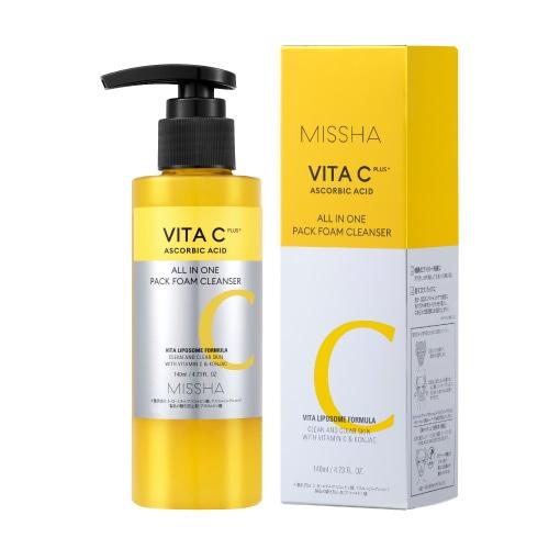MISSHA（ミシャ） MISSHA公式 ビタシープラス 泡マスク洗顔 [140ml