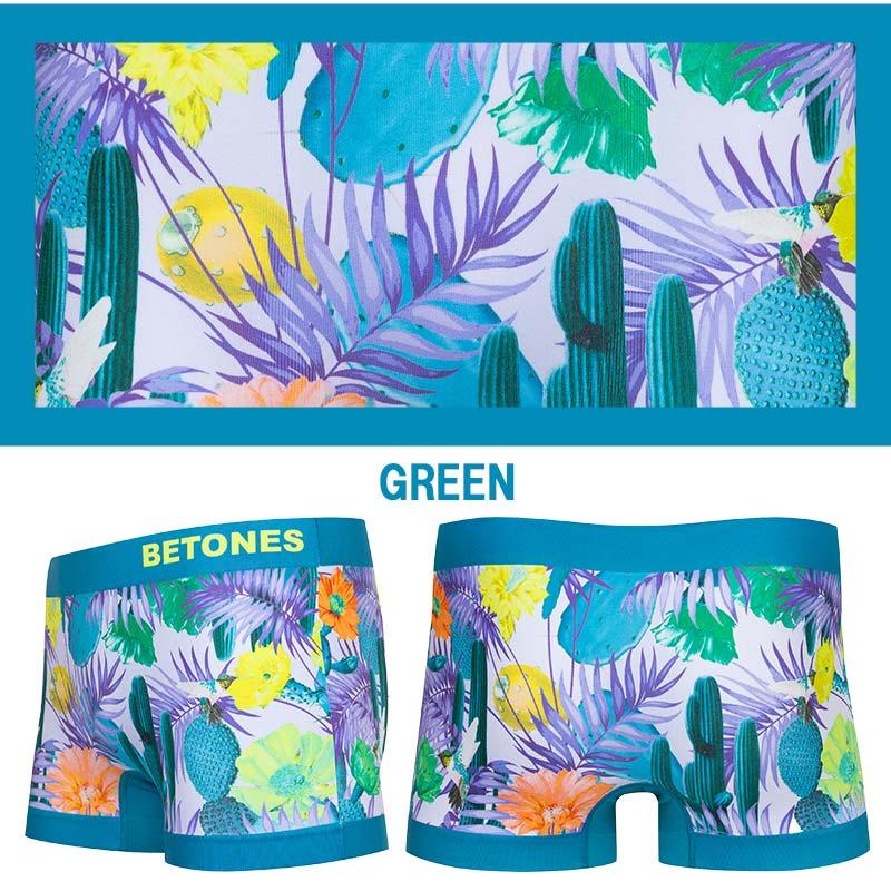 BETONES（ビトーンズ） CLIVE2 メンズ ボクサーパンツ インナー 下着 花 植物 ナイトウェア 吸汗 速乾 おしゃれ 正規品 お ...