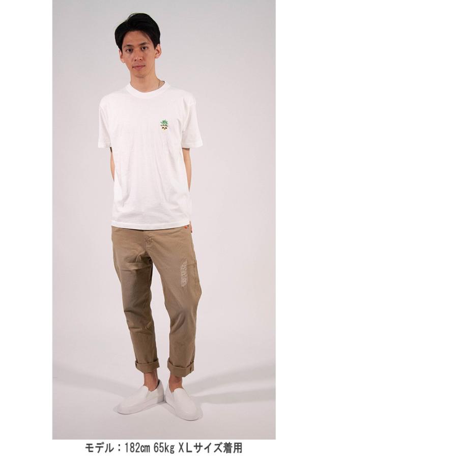 ダメージパンツ メンズ チノパン ストレッチ クラッシュ ヴィンテージ