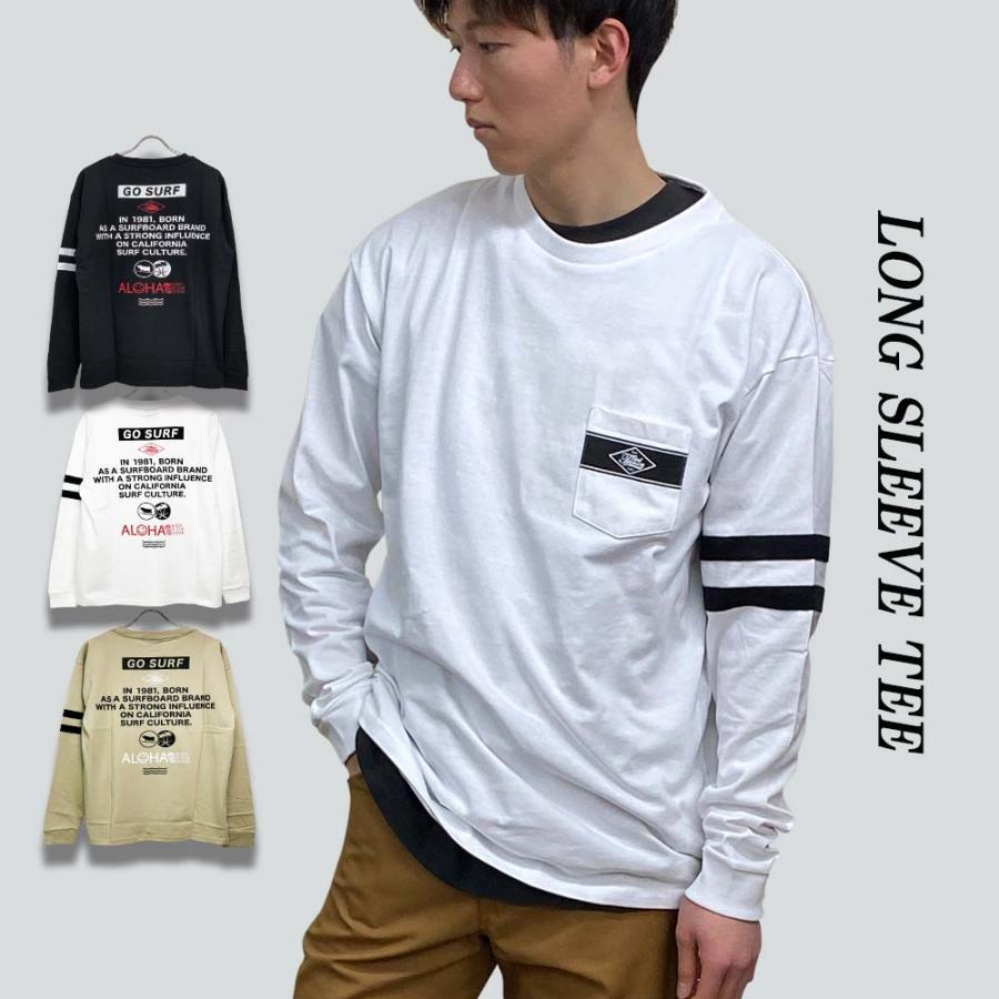 ロン t tシャツ 袖 ロゴ 袖ロゴプリントロングTシャツ ラット