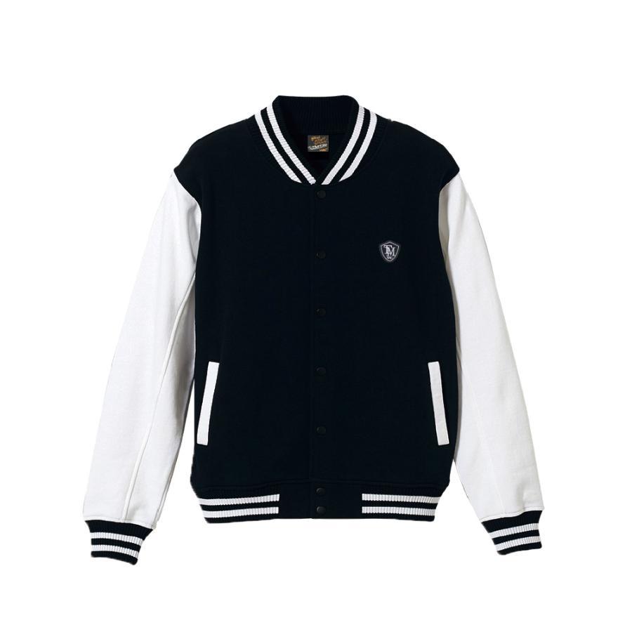 スタジャン ジャケット スウェット アウター メンズ 裏起毛 暖かい