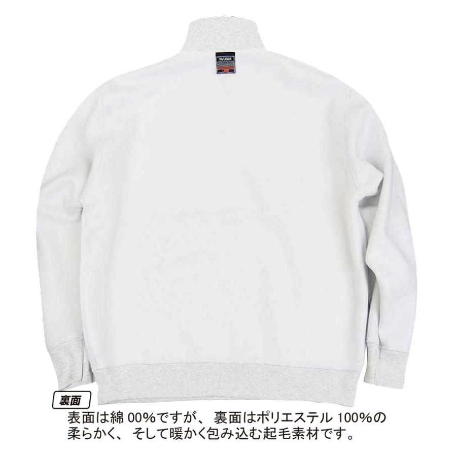 ハーフジップ スウェット メンズ トレーナー 裏起毛 立ち襟 ハーフジップ スウェット メンズ トレーナー 裏起毛 立ち襟