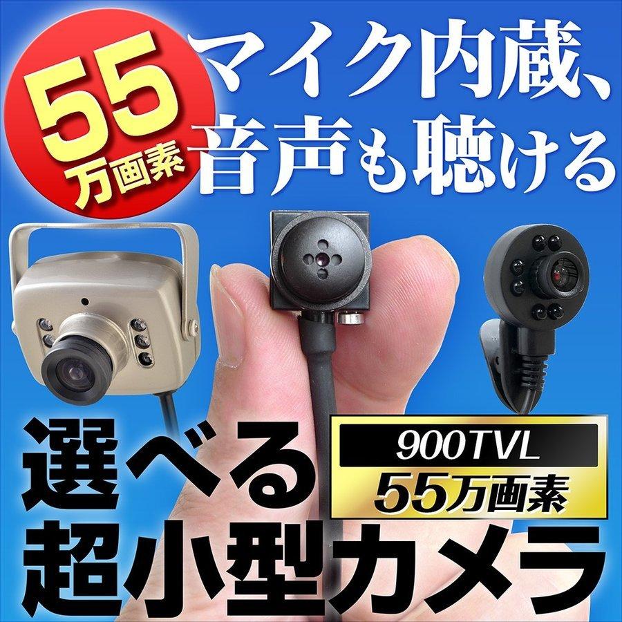 防犯カメラ アナログ 信号 55万画素 小型 ピンホール 監視カメラ