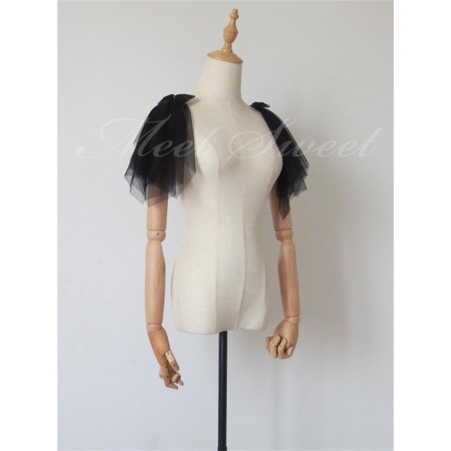 セミオーダー可能 ドレスアレンジ 取り外し袖 付け袖 フリル ステージ  