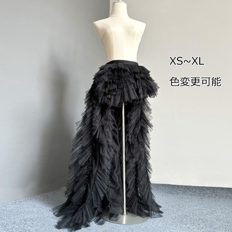 EMR様 ^_^レース 異素材MIX チュールスカート フィッシュテール 結婚式 ビックリボンでガーリーに レースとチュールスカートで上品かわいい