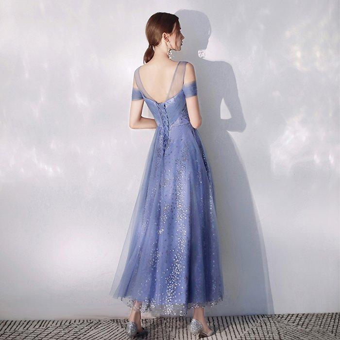 カラードレス ミモレ丈 パーティードレス 演奏会用ドレス ロングドレス