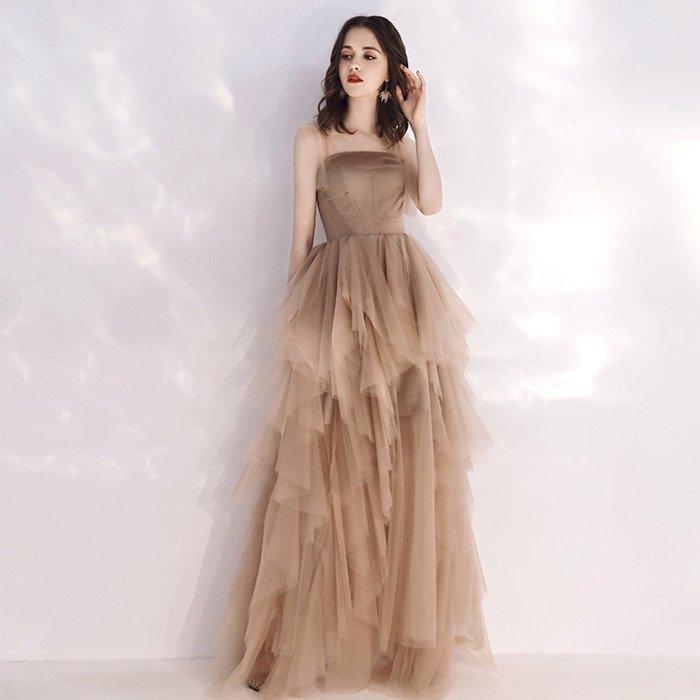 演奏会用ドレス ロングドレス カラードレス パーティードレス