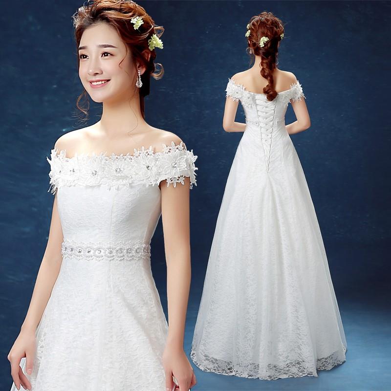 ウエディングドレス 安い Aラインドレス 結婚式 二次会 ロングドレス 花嫁 パーティードレス お呼ばれ服 ウェディングドレス エンパイア サッシュリボン