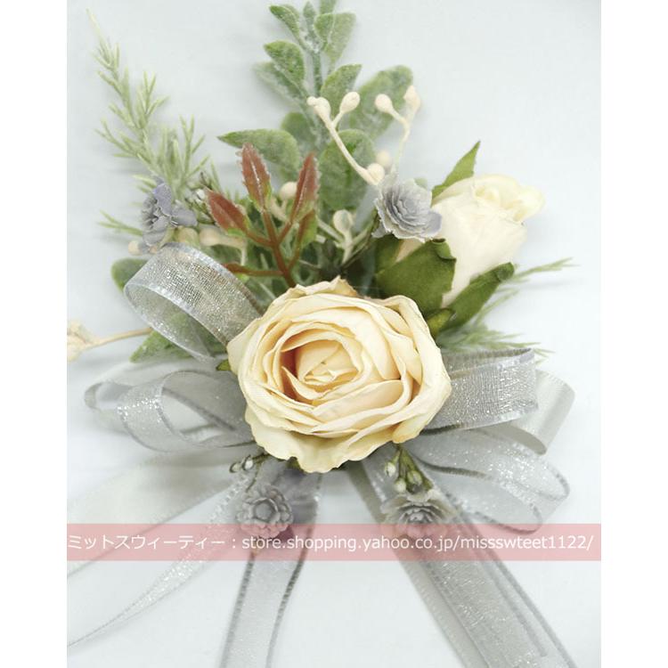 ブートニア リストブーケ 二次会 結婚式 ウェディング 花嫁 新郎 花婿